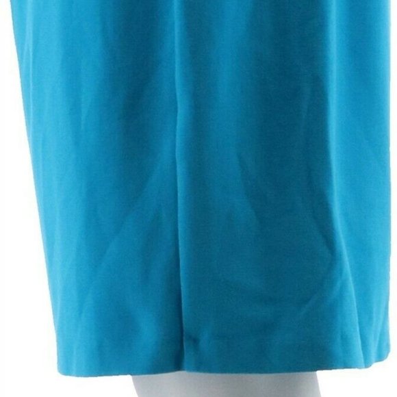 NWT JOAN RIVERS PONTE PULL-ON TURQUOISE SKIRT 2X - Picture 5 of 10